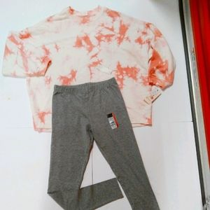 Nwt Sweatershirt and Gray legging size S